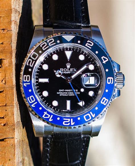 rolex gmt leather band|Rolex gmt master ii leather strap.